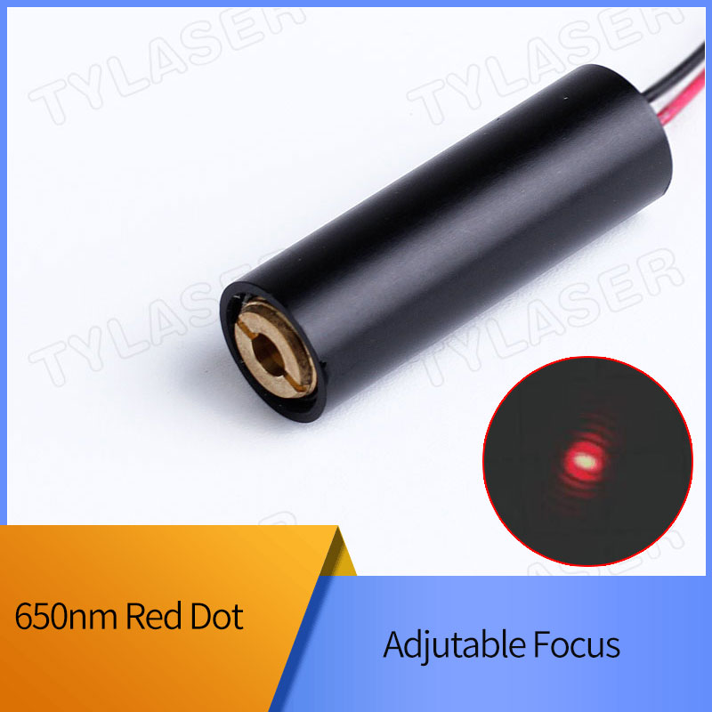 Industrial Laser Diode - D10X30mm ayarlanabilir odak 650nm 1mW 5mW