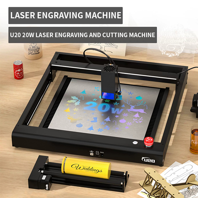 20W Lazer Gravür Makinesi U20  - Air Assist Pump Laser incelemesi ve fiyatı