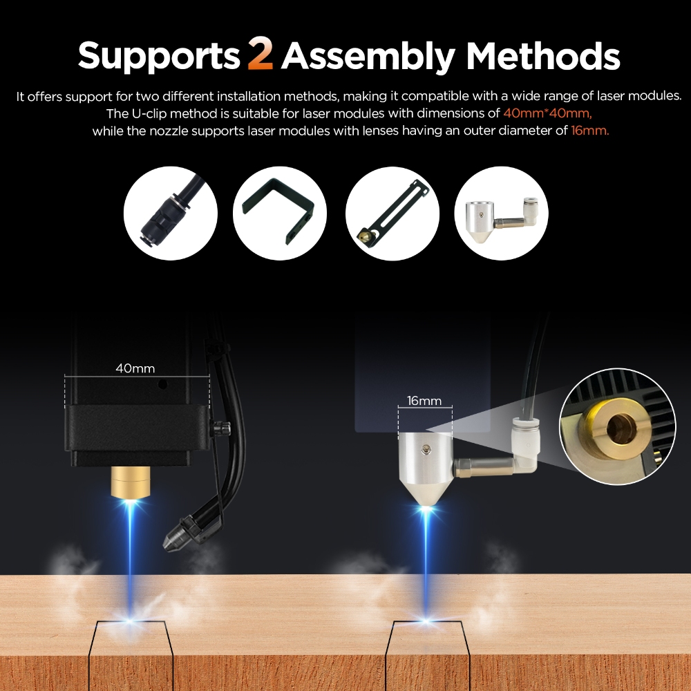 ACMER C4 Lazer Hava Destek Pom - Air Assist Pump Laser incelemesi ve fiyatı
