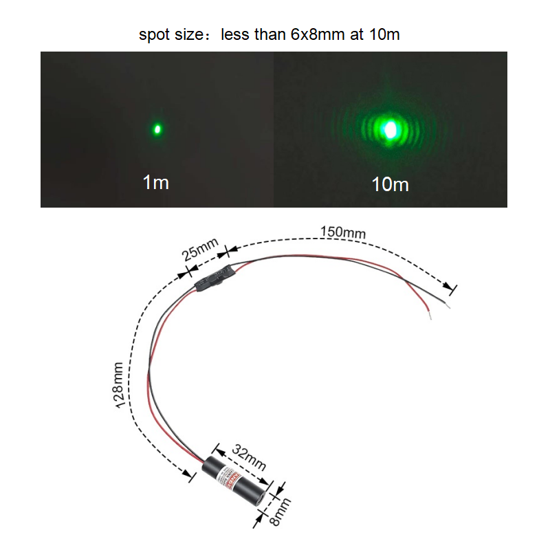Ekonomik Kompakt Yeşil Nokta L - Industrial Laser Diode incelemesi ve fiyatı