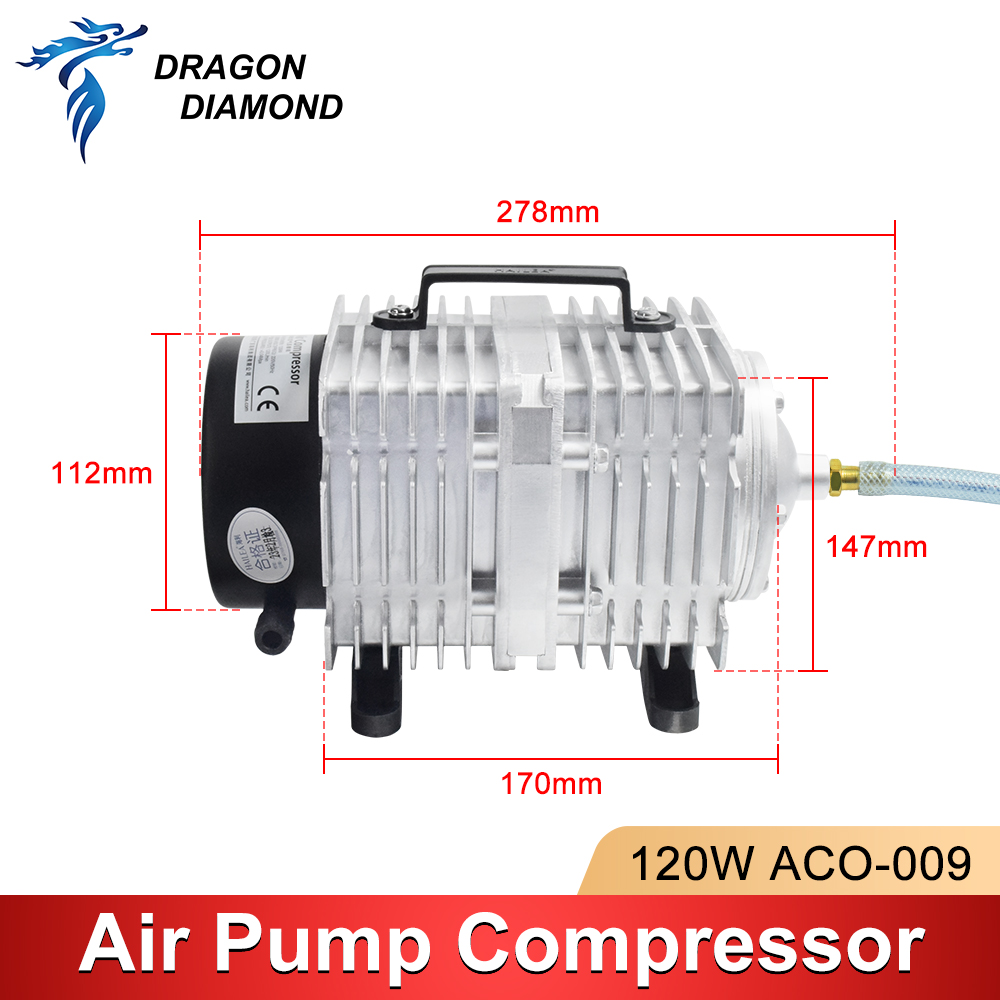 120W Hava Kompresörü Elektrikl - Air Assist Pump Laser incelemesi ve fiyatı