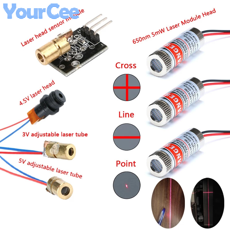 2 adet 650nm 5 mW Kırmızı Nokt - Industrial Laser Diode incelemesi ve fiyatı