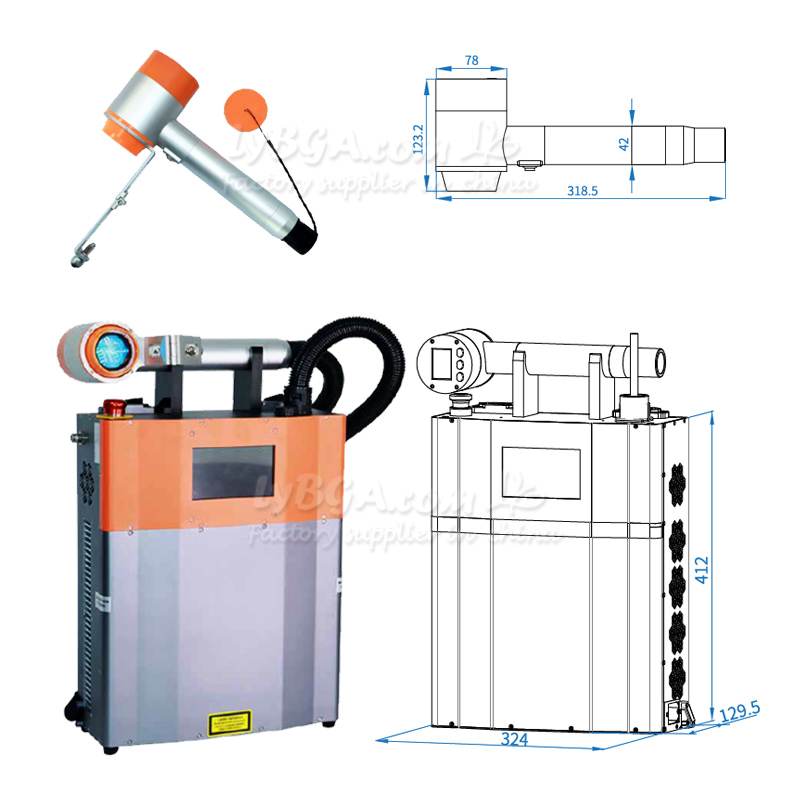 LY-LCG100A 100W Darbeli Lazer  - Industrial Laser Cleaning incelemesi ve fiyatı