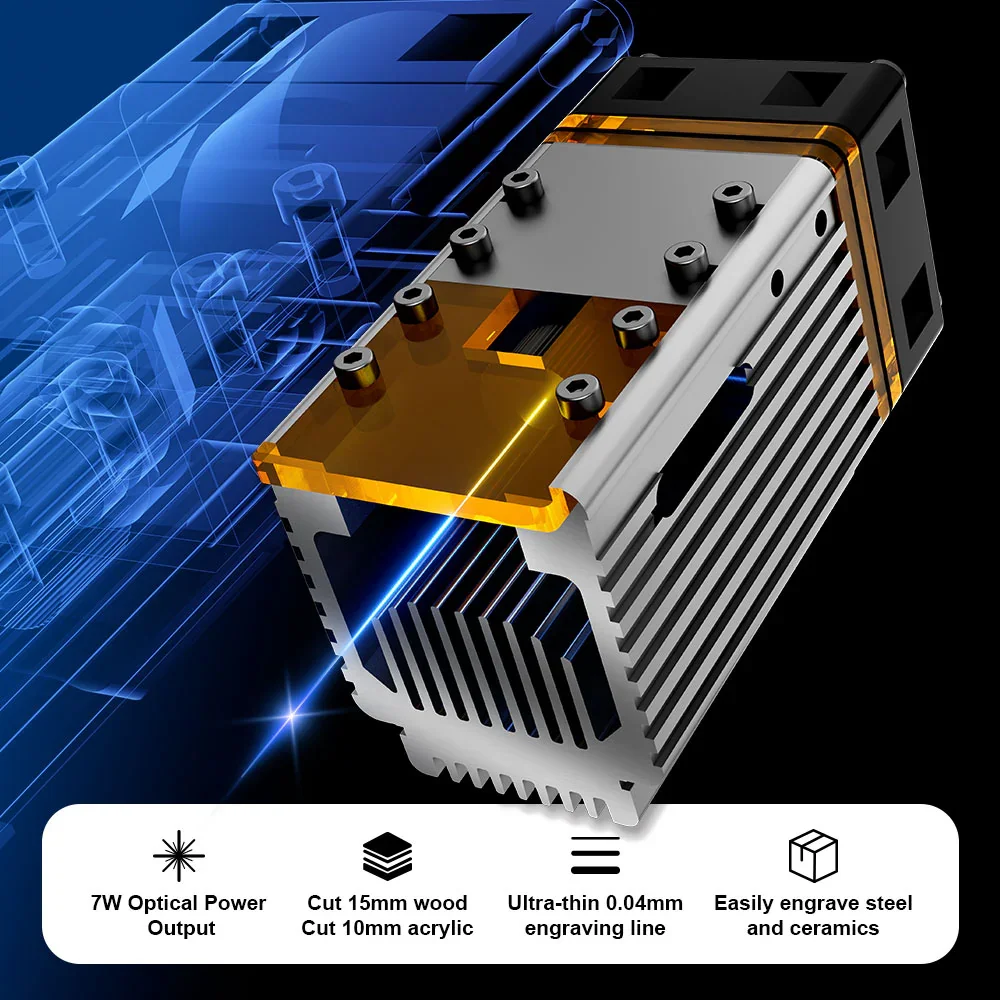 NEJE 7W Diyot Lazer Oyma ve Ke - Industrial Laser Diode incelemesi ve fiyatı