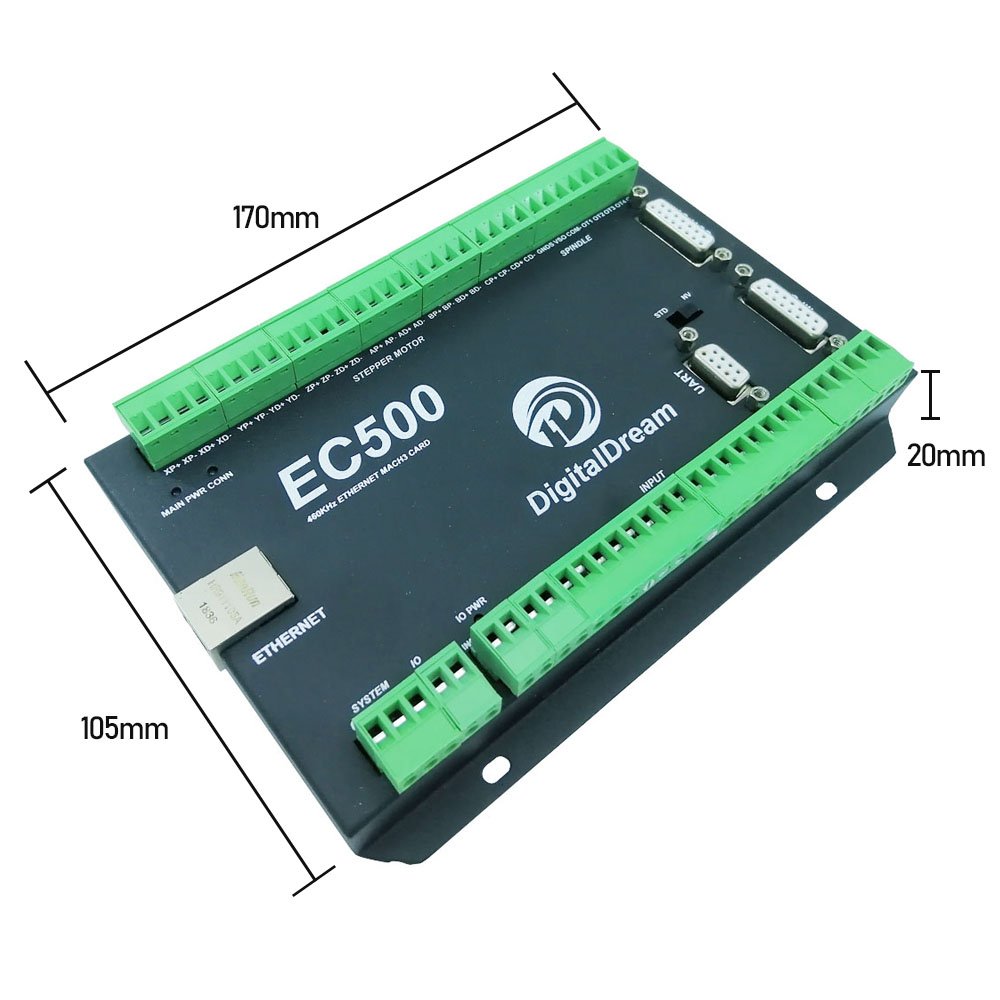 Mach3 Ethernet CNC Kontrol Cih - Breakout Board Mach3 incelemesi ve fiyatı