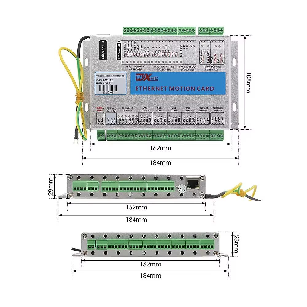 XHC Ethernet MK4-ET mach3 hare - Breakout Board Mach3 incelemesi ve fiyatı